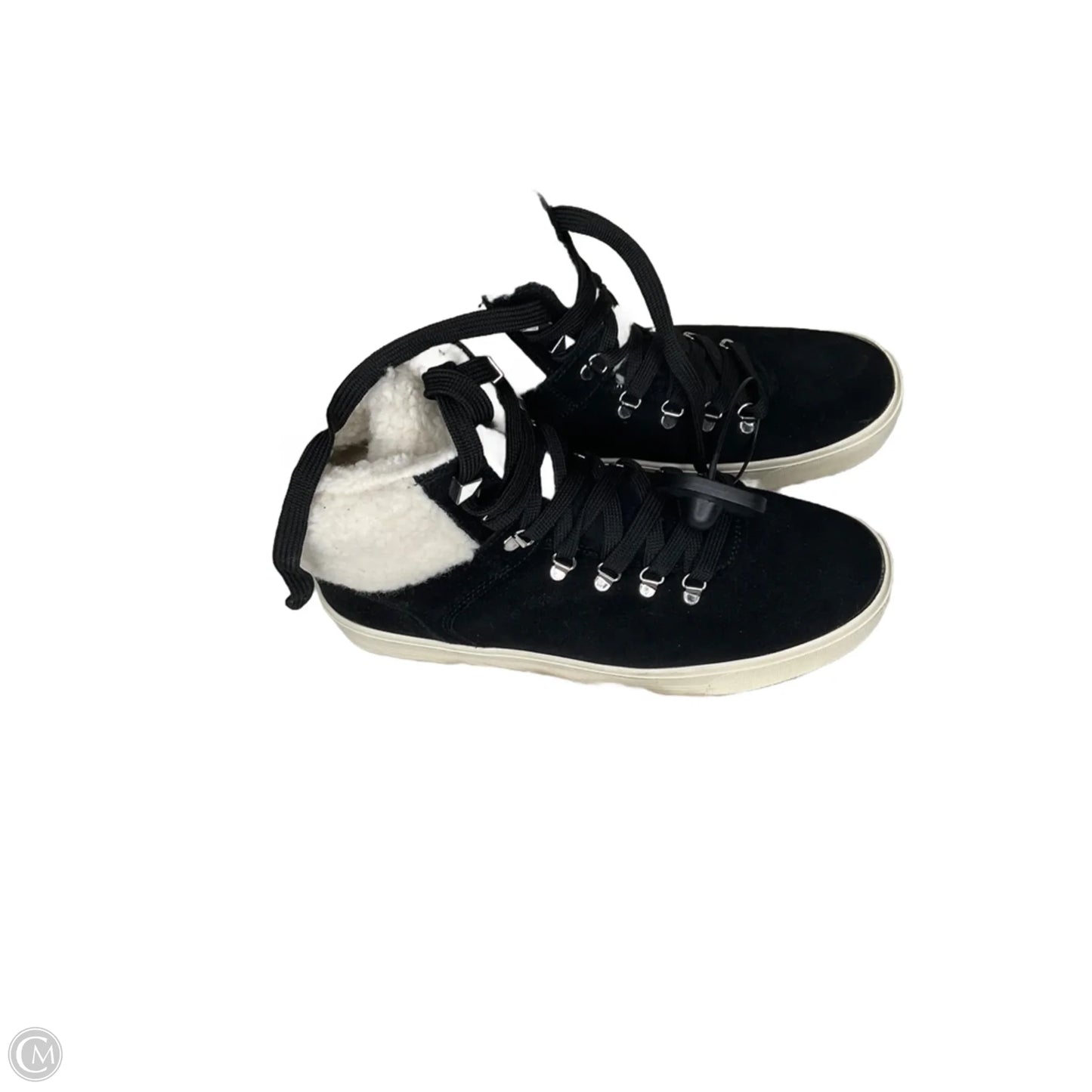 Boots Ankle Flats By Marc Fisher In Black, Size: 9