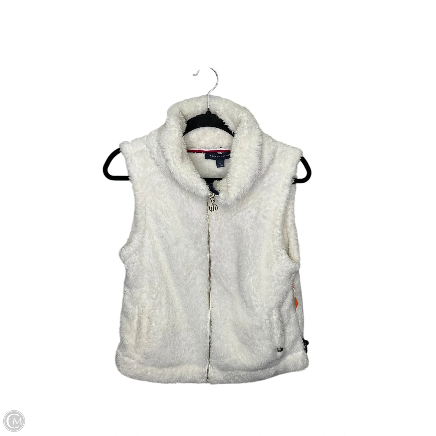 Vest Faux Fur & Sherpa By Tommy Hilfiger In White, Size: S