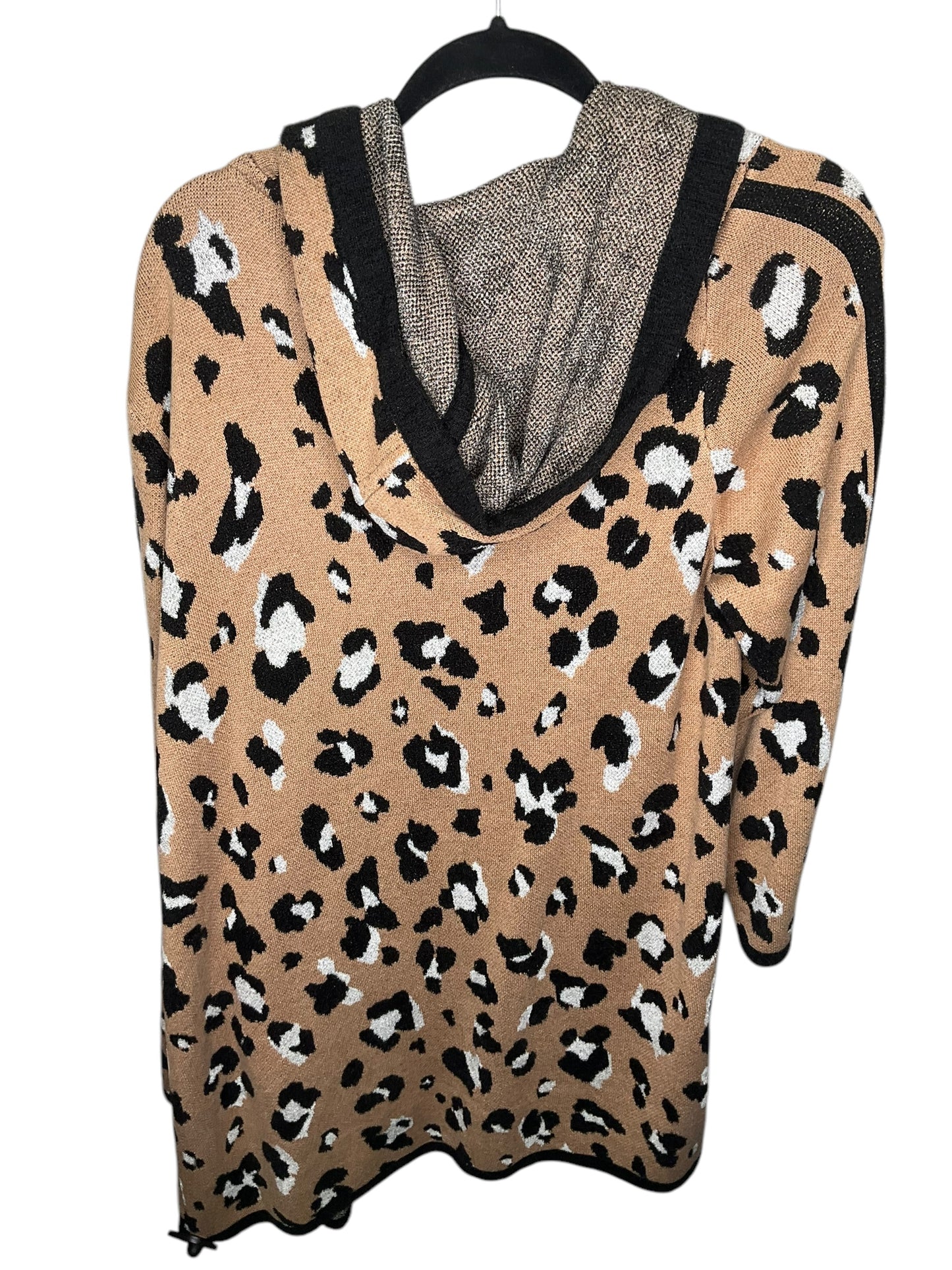 Cardigan By Chicos In Animal Print, Size: Xl