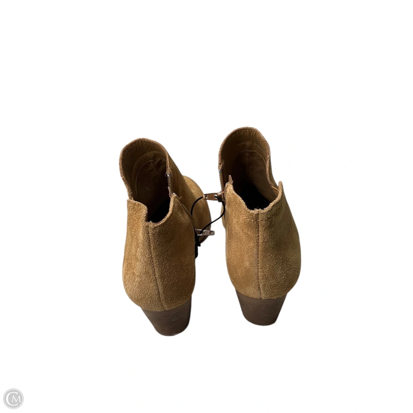 Boots Ankle Heels By Alex Marie In Brown, Size: 8.5