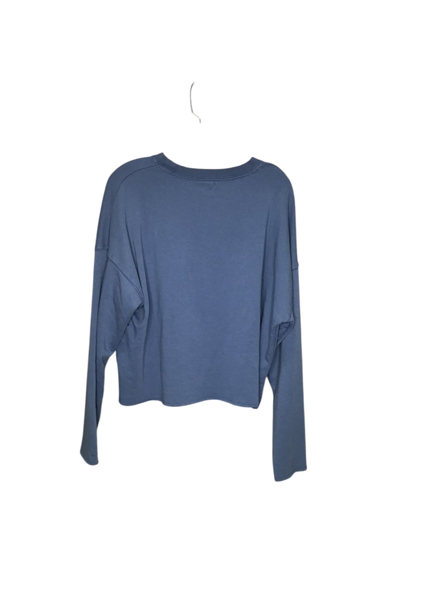 Top Long Sleeve By Aerie In Blue, Size: L