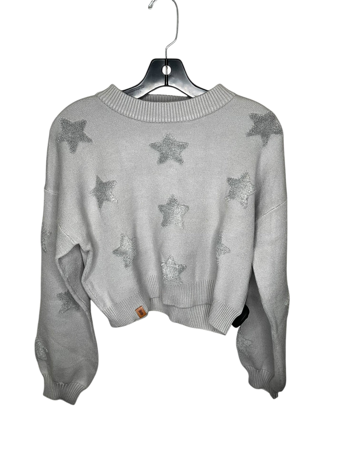 Sweater By Simply Southern In Grey, Size: S