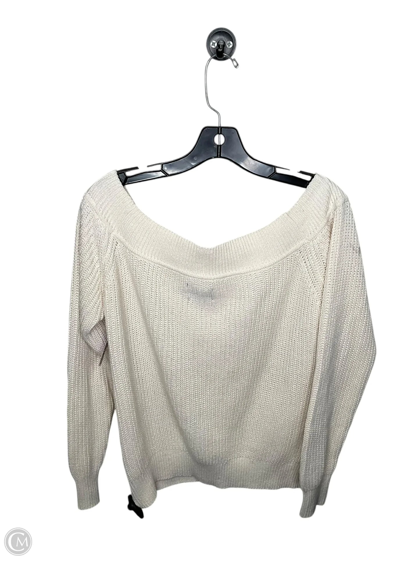 Sweater By Abercrombie And Fitch In Cream, Size: L