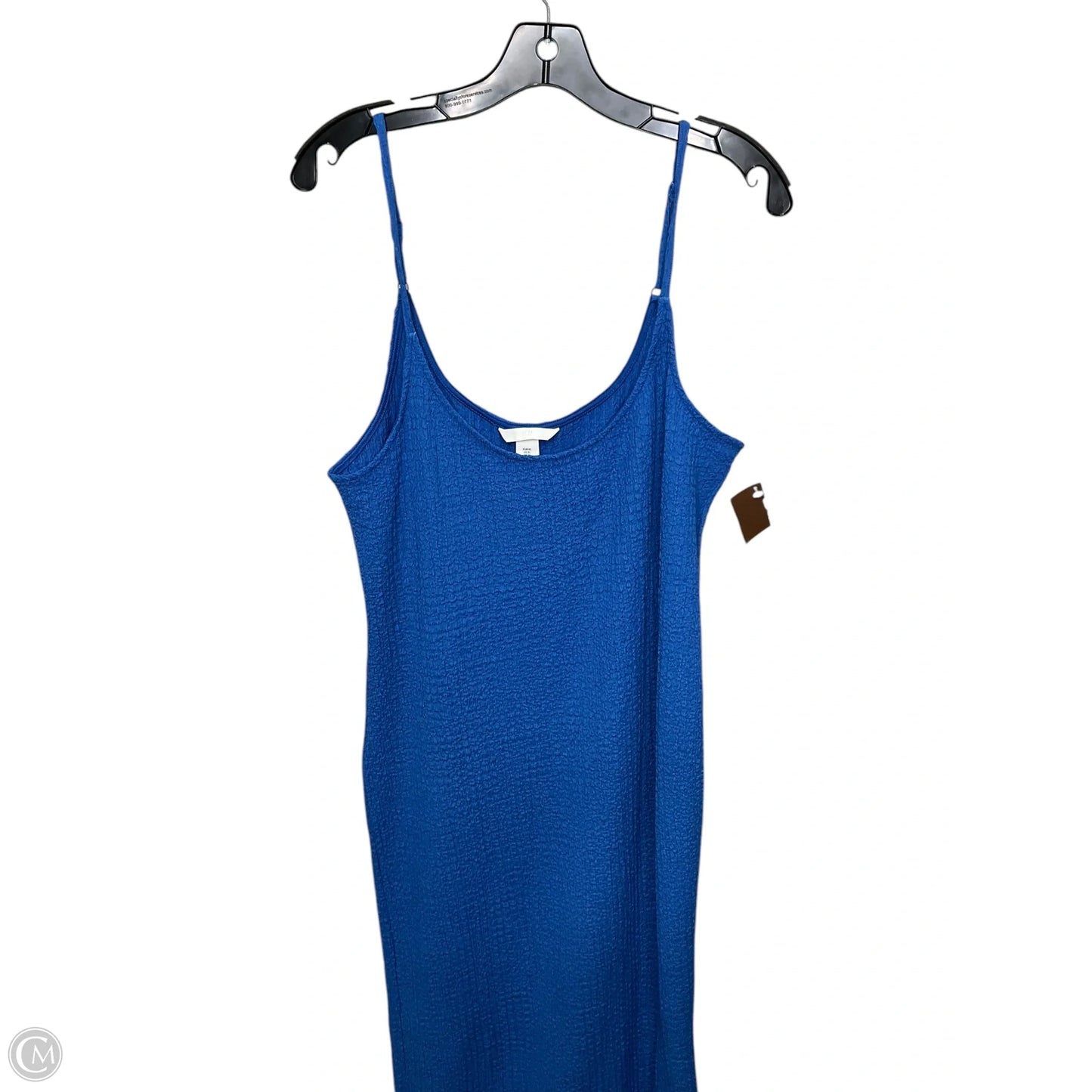Dress Casual Maxi By H&m In Blue, Size: Xl