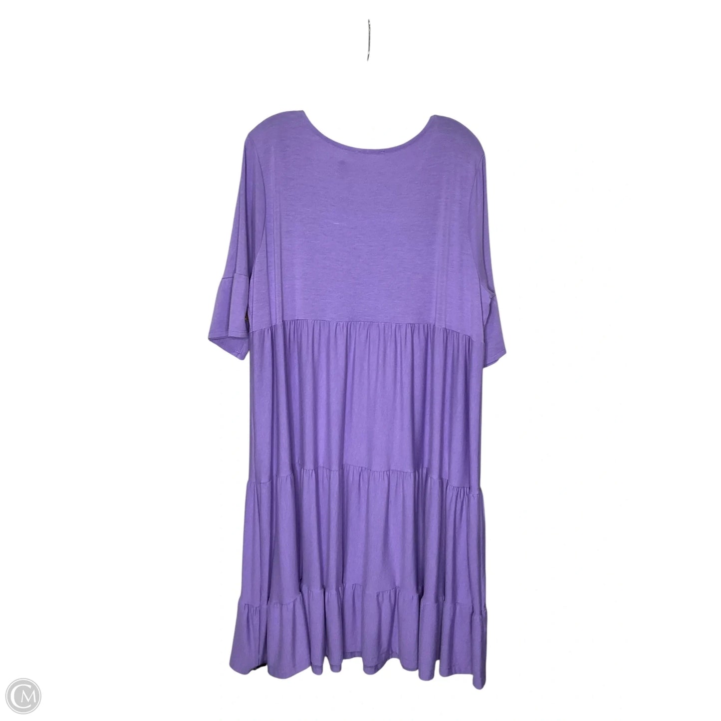 Dress Casual Short By Zenana Outfitters In Purple, Size: 3x