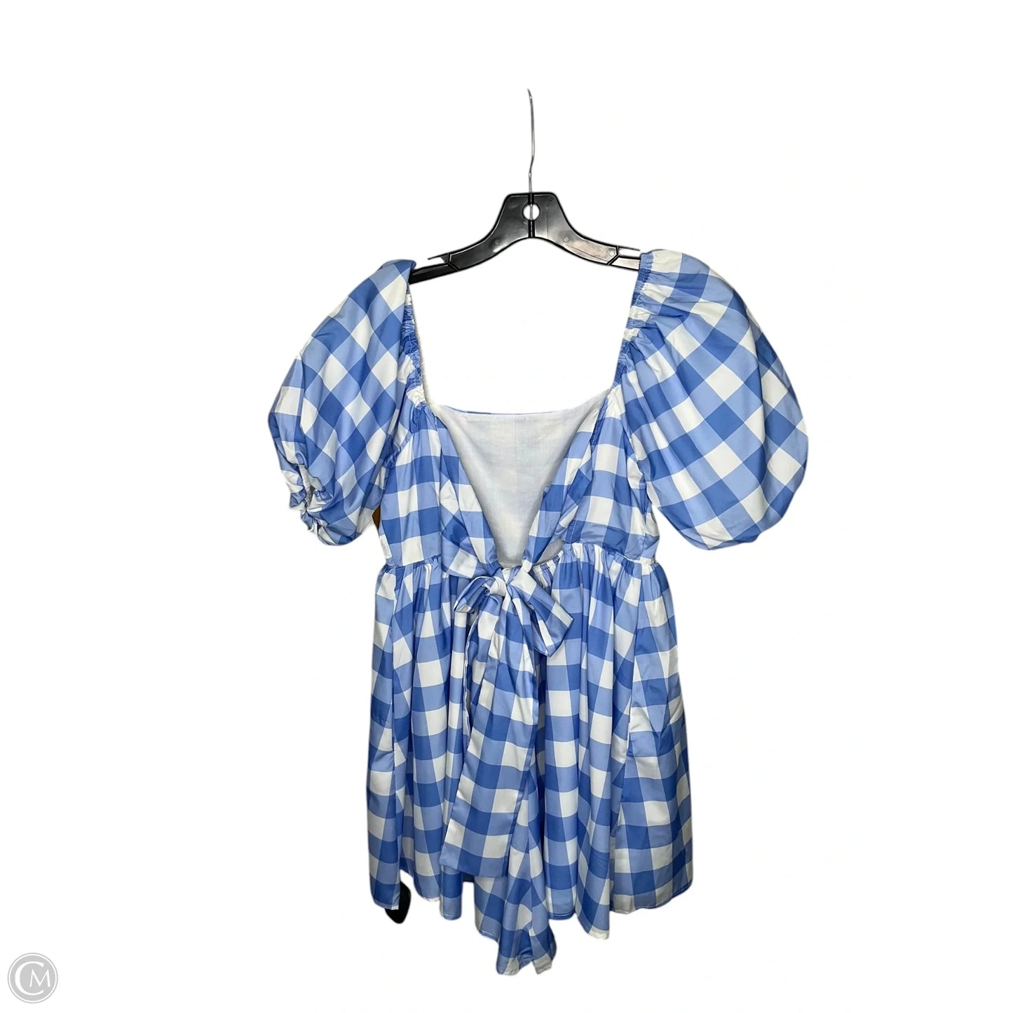Dress Casual Short By Main Strip In Plaid Pattern, Size: S