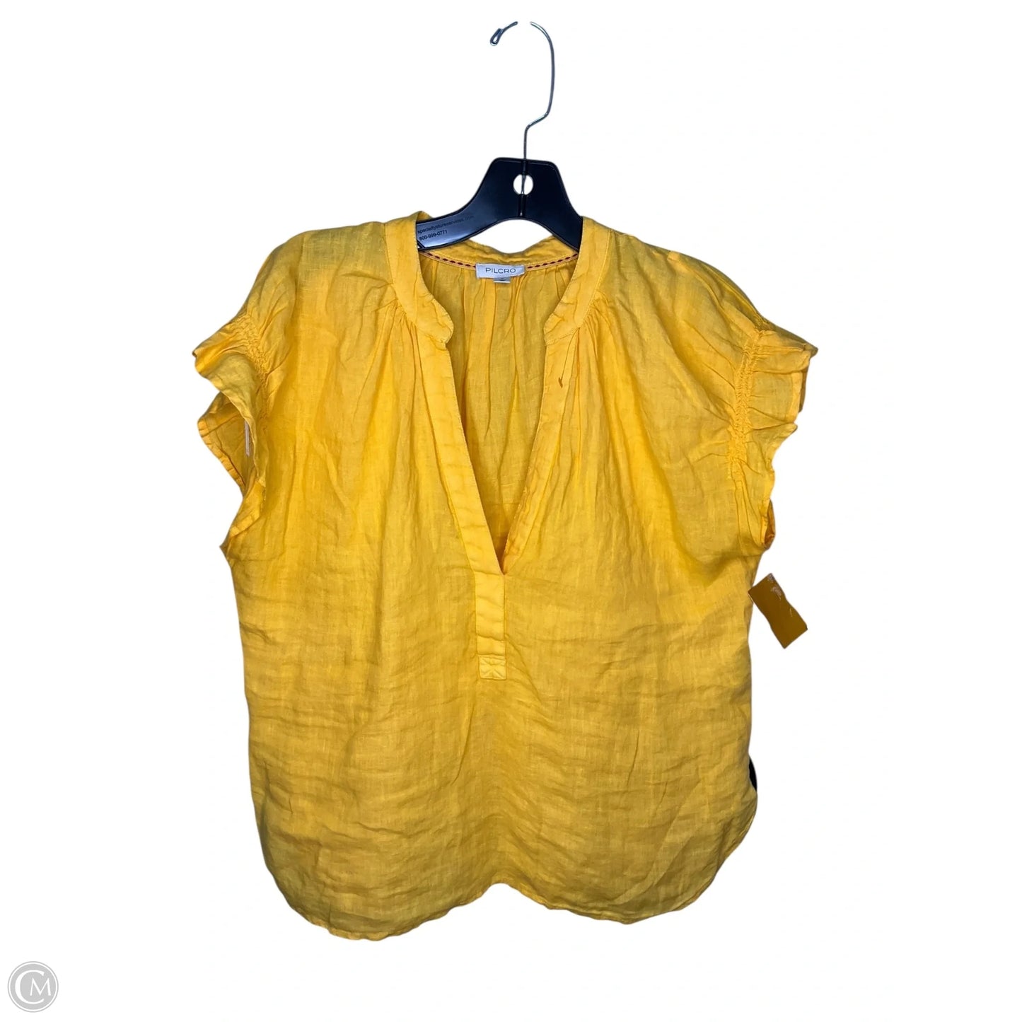 Top Short Sleeve By Pilcro In Orange, Size: M