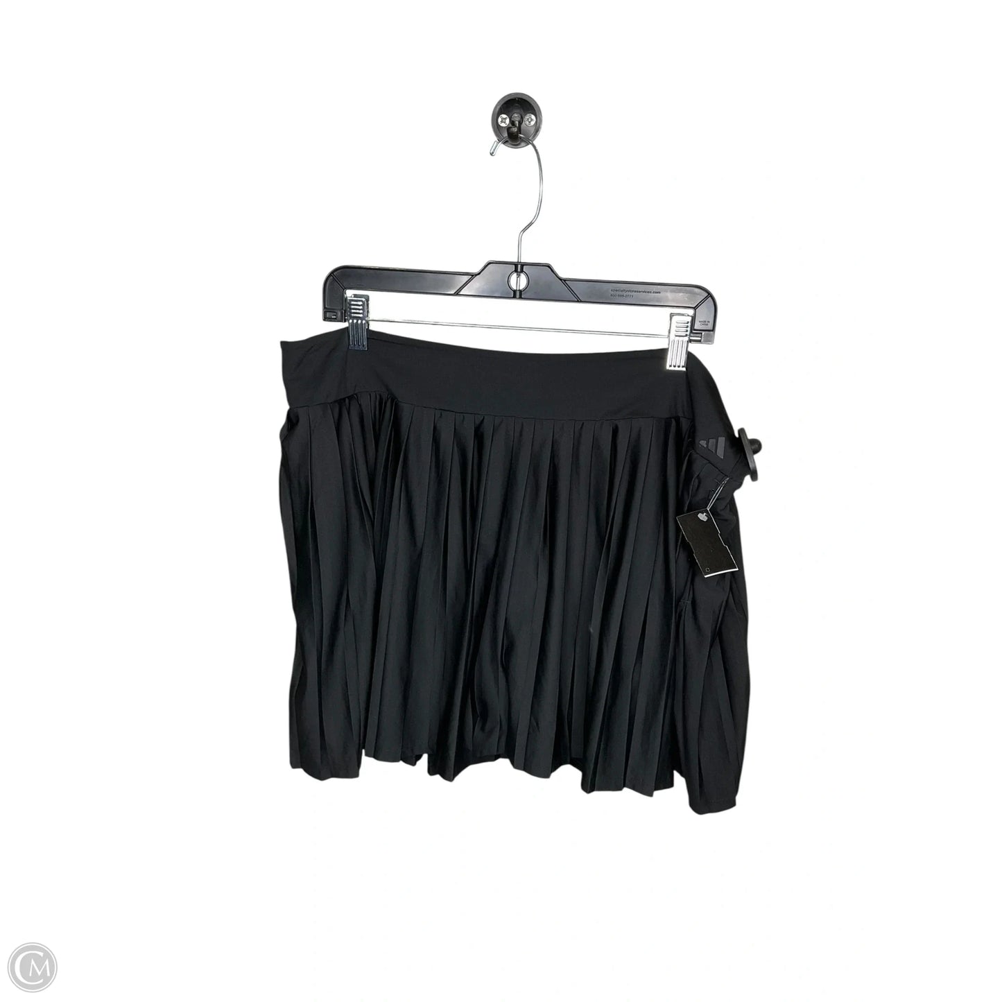 Athletic Skort By Adidas In Black, Size: Xl
