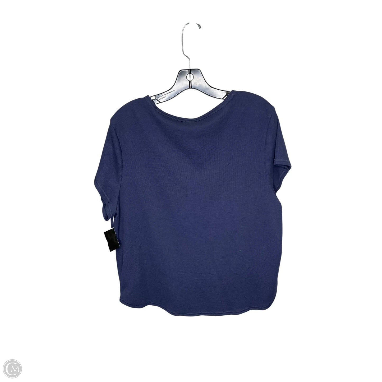 Top Short Sleeve Basic By Old Navy In Blue, Size: Xxl