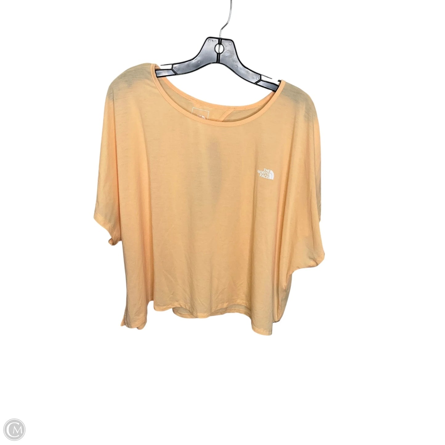 Athletic Top Short Sleeve By The North Face In Orange, Size: 3x