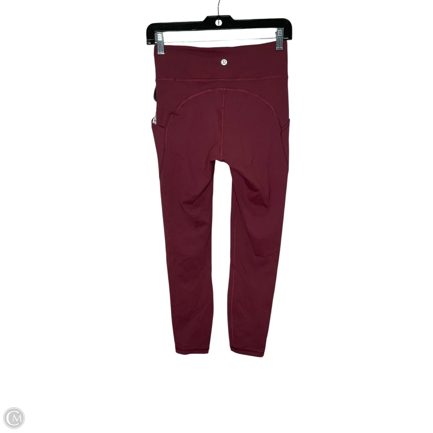 Athletic Leggings By Lululemon In Red, Size: 6