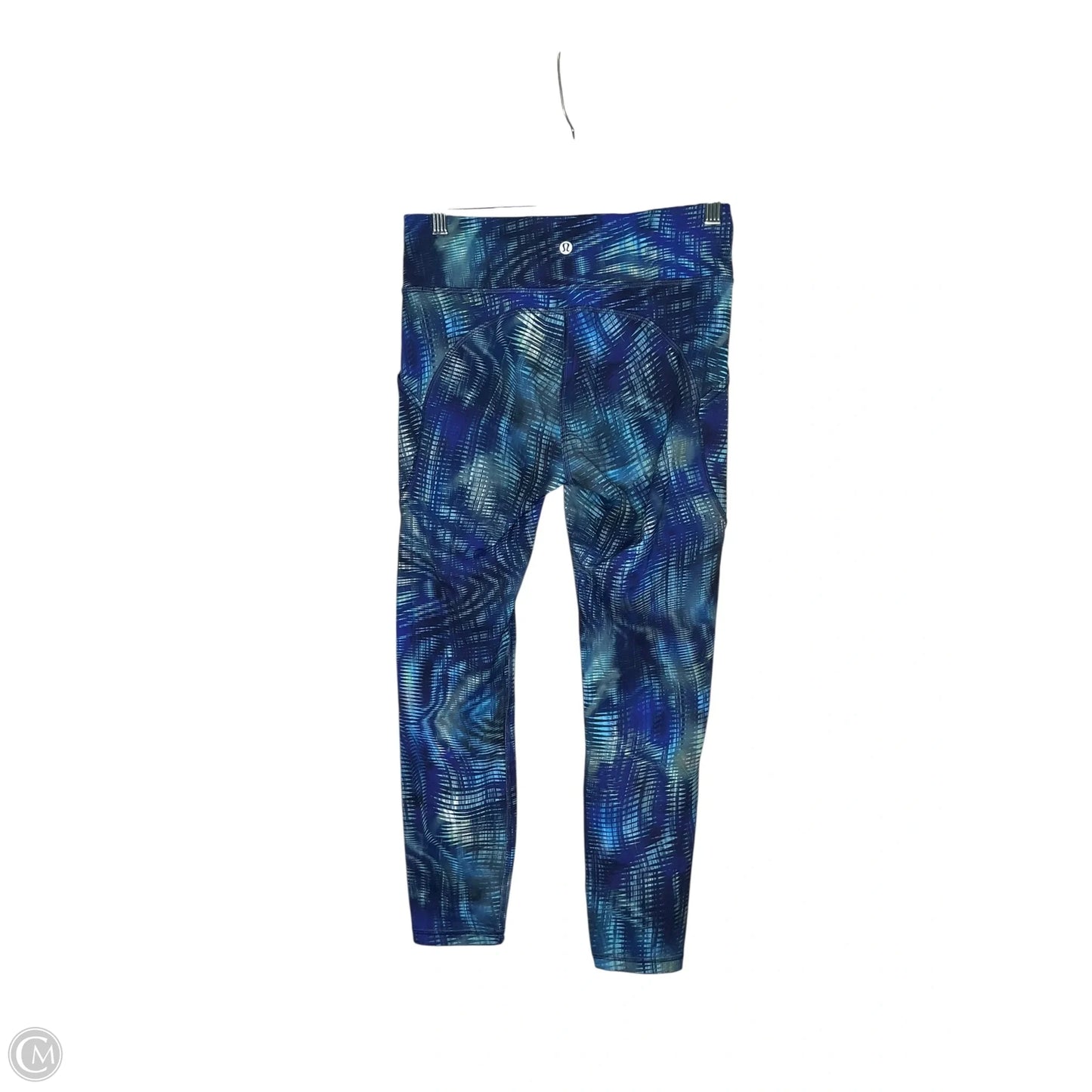 Athletic Leggings By Lululemon In Blue, Size: 8