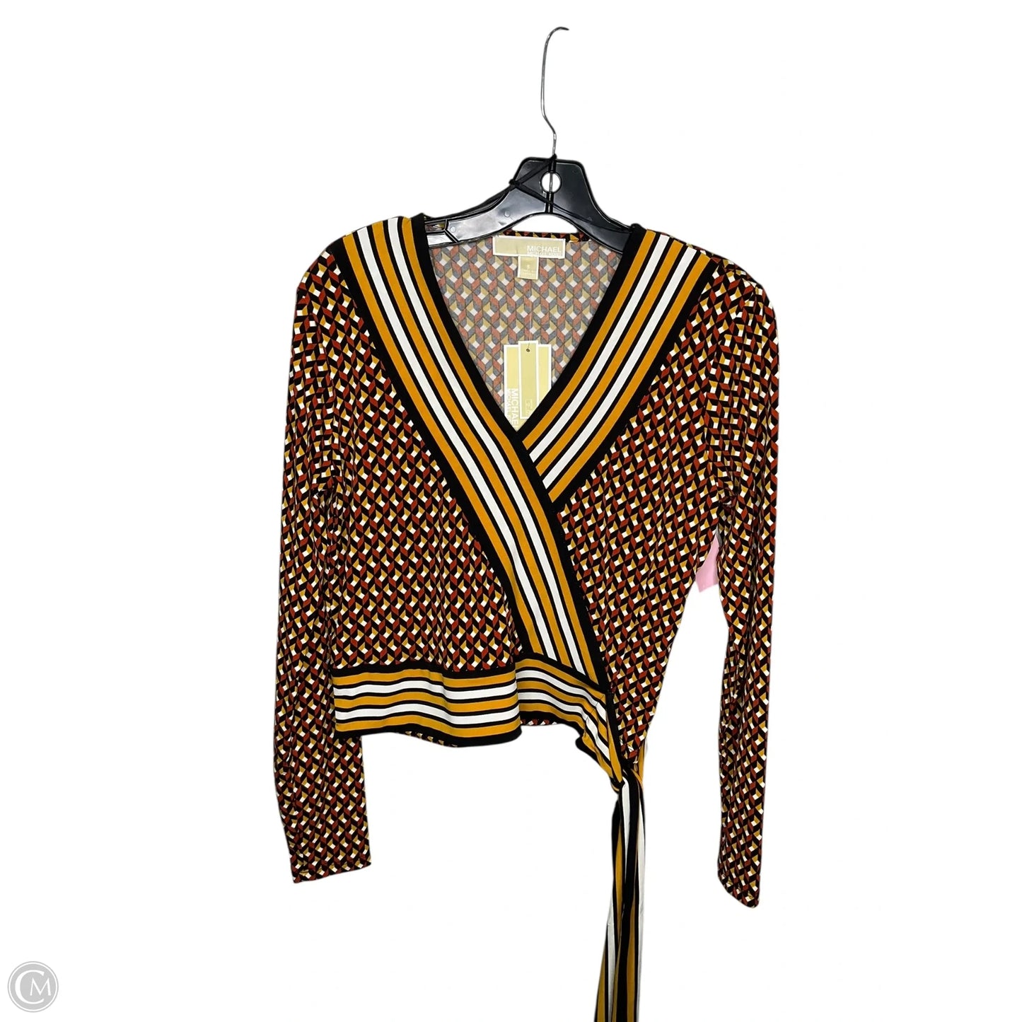 Top Long Sleeve By Michael By Michael Kors In Multi-colored, Size: S