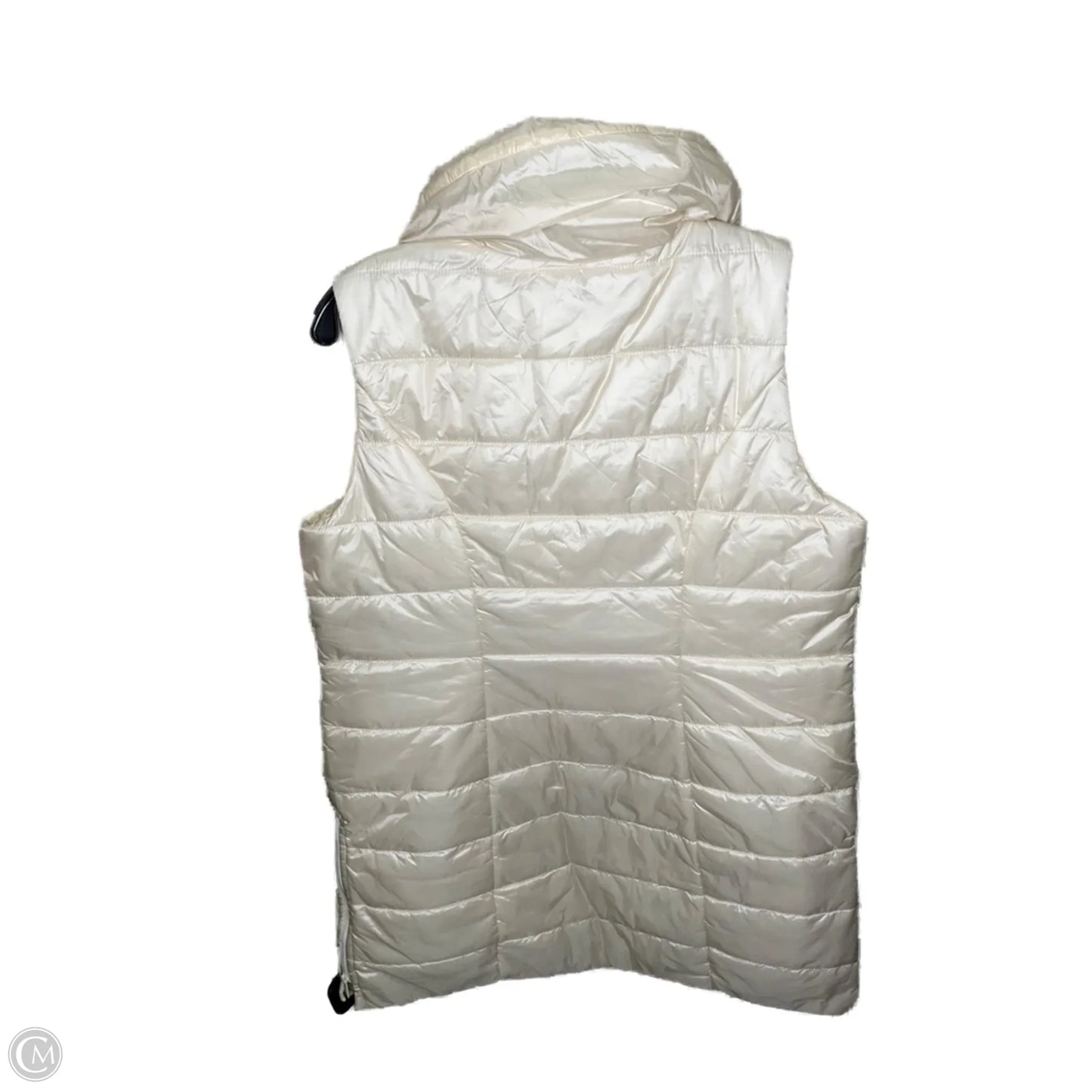 Vest Puffer & Quilted By Chicos In Cream, Size: M