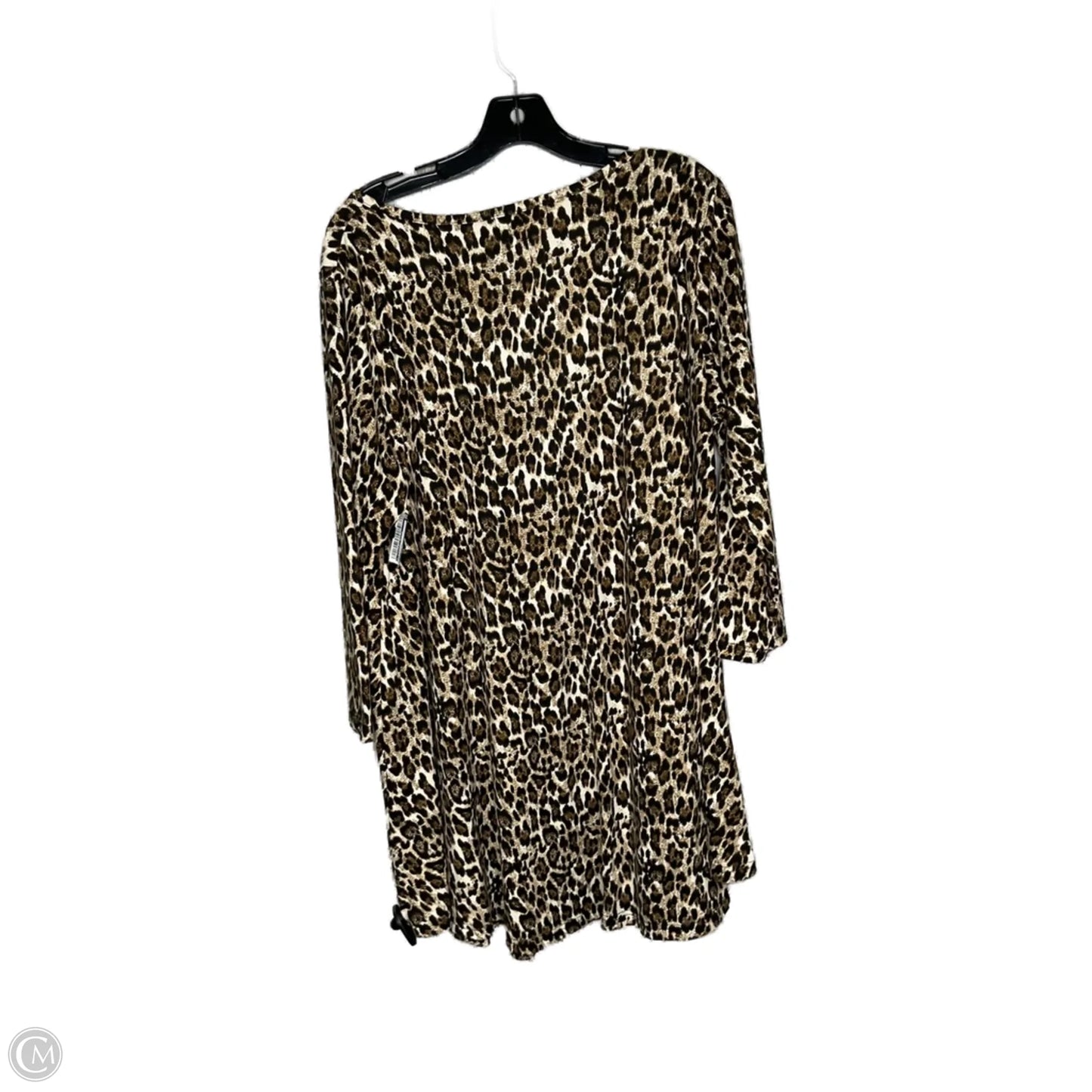 Top Long Sleeve By Clothes Mentor In Animal Print, Size: 2x