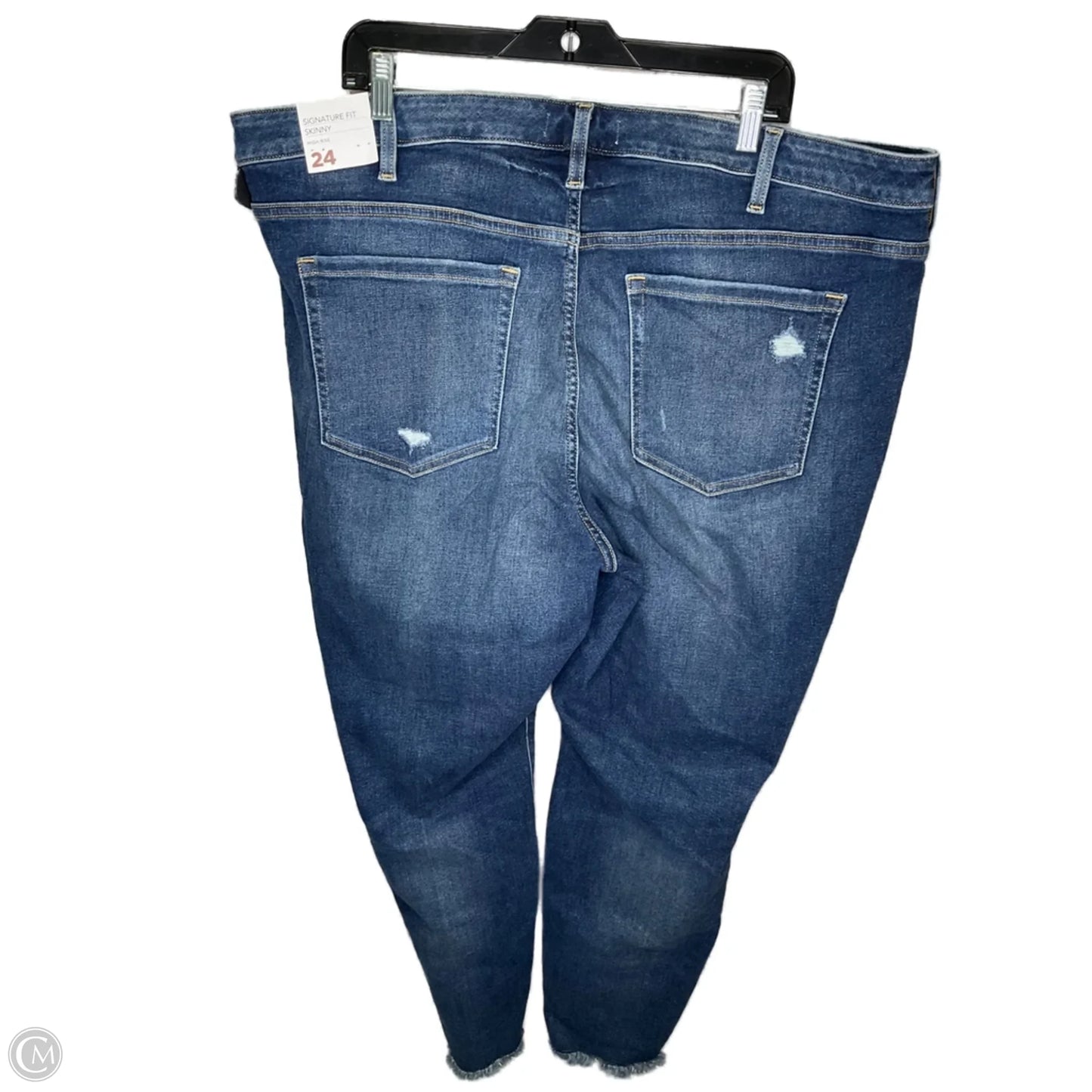 Jeans Skinny By Lane Bryant In Blue Denim, Size: 24