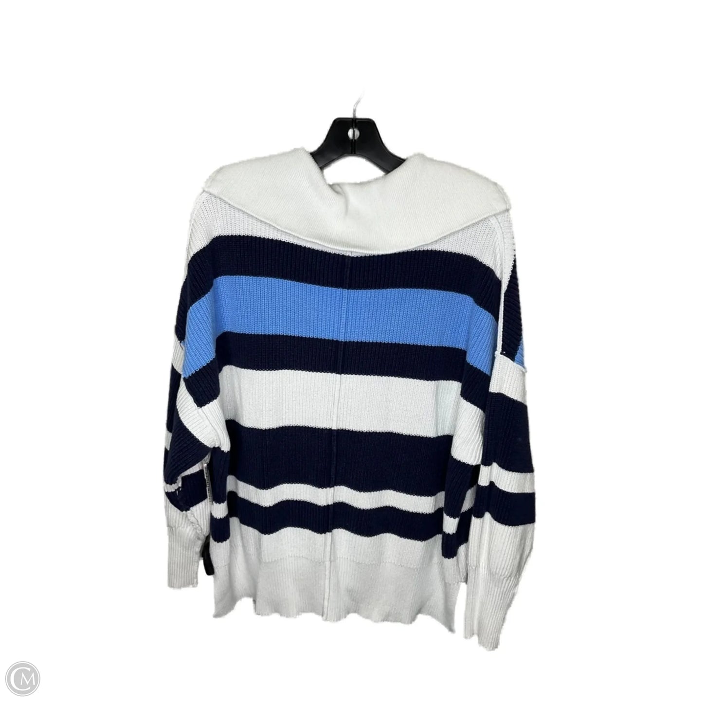 Sweater By Aerie In Blue & Grey, Size: M