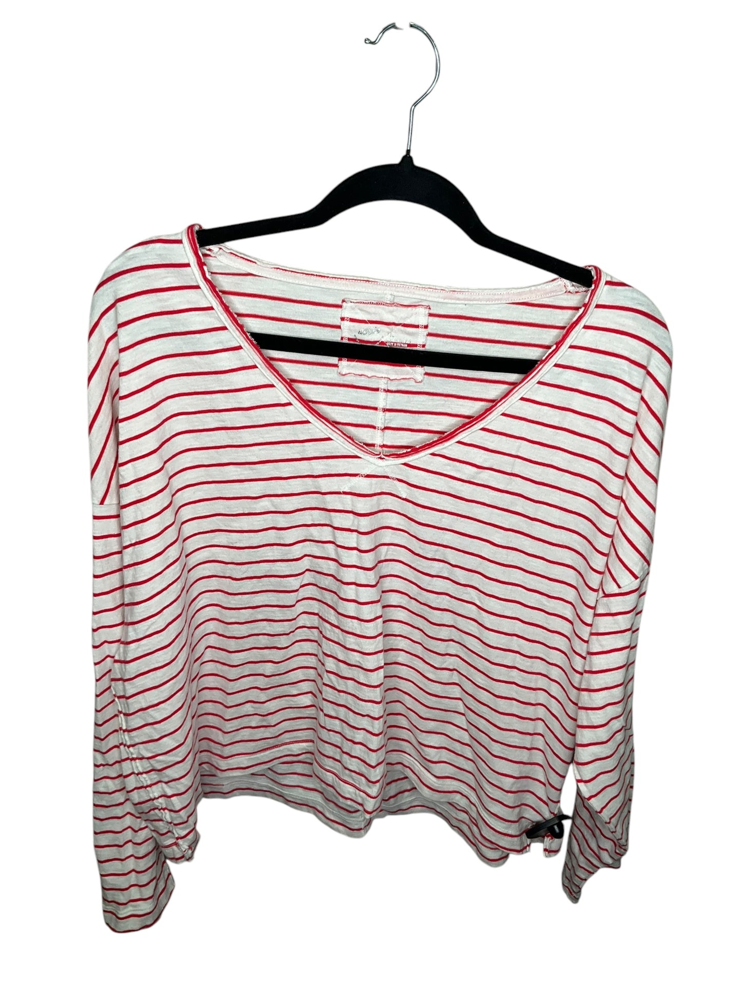 Top Long Sleeve By Aerie In Multi-colored, Size: L