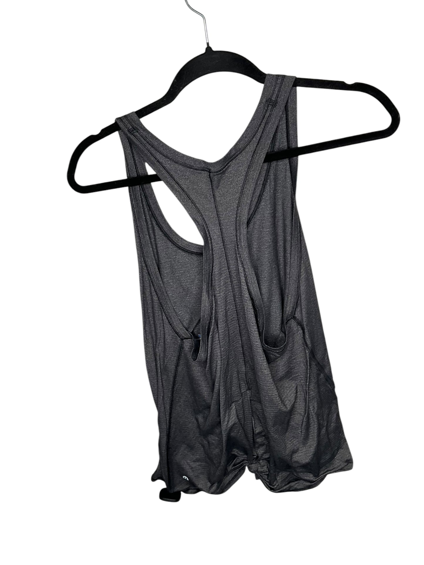 Athletic Tank Top By Lululemon In Grey, Size: M