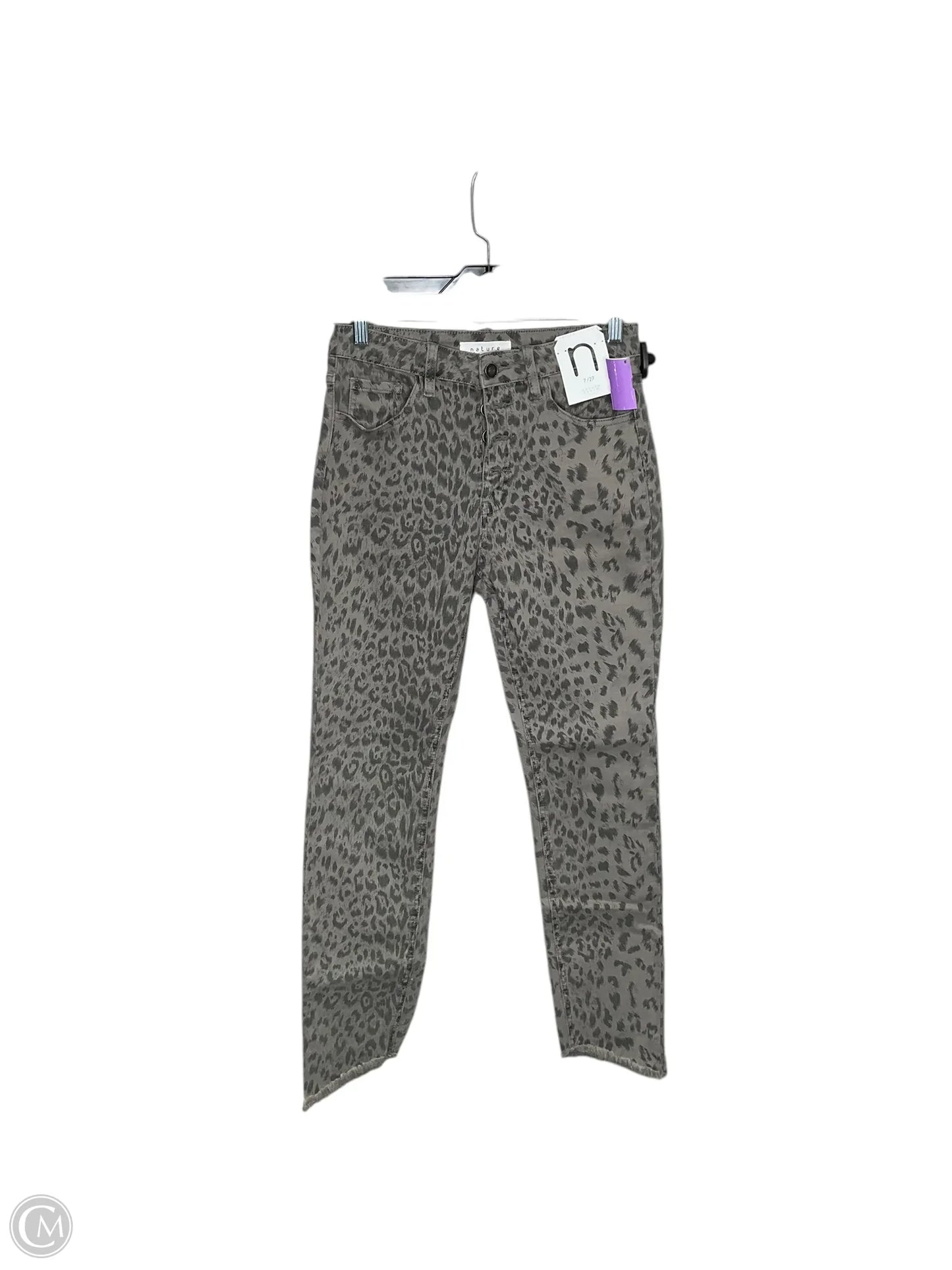 Jeans Boyfriend By Clothes Mentor In Animal Print, Size: 6