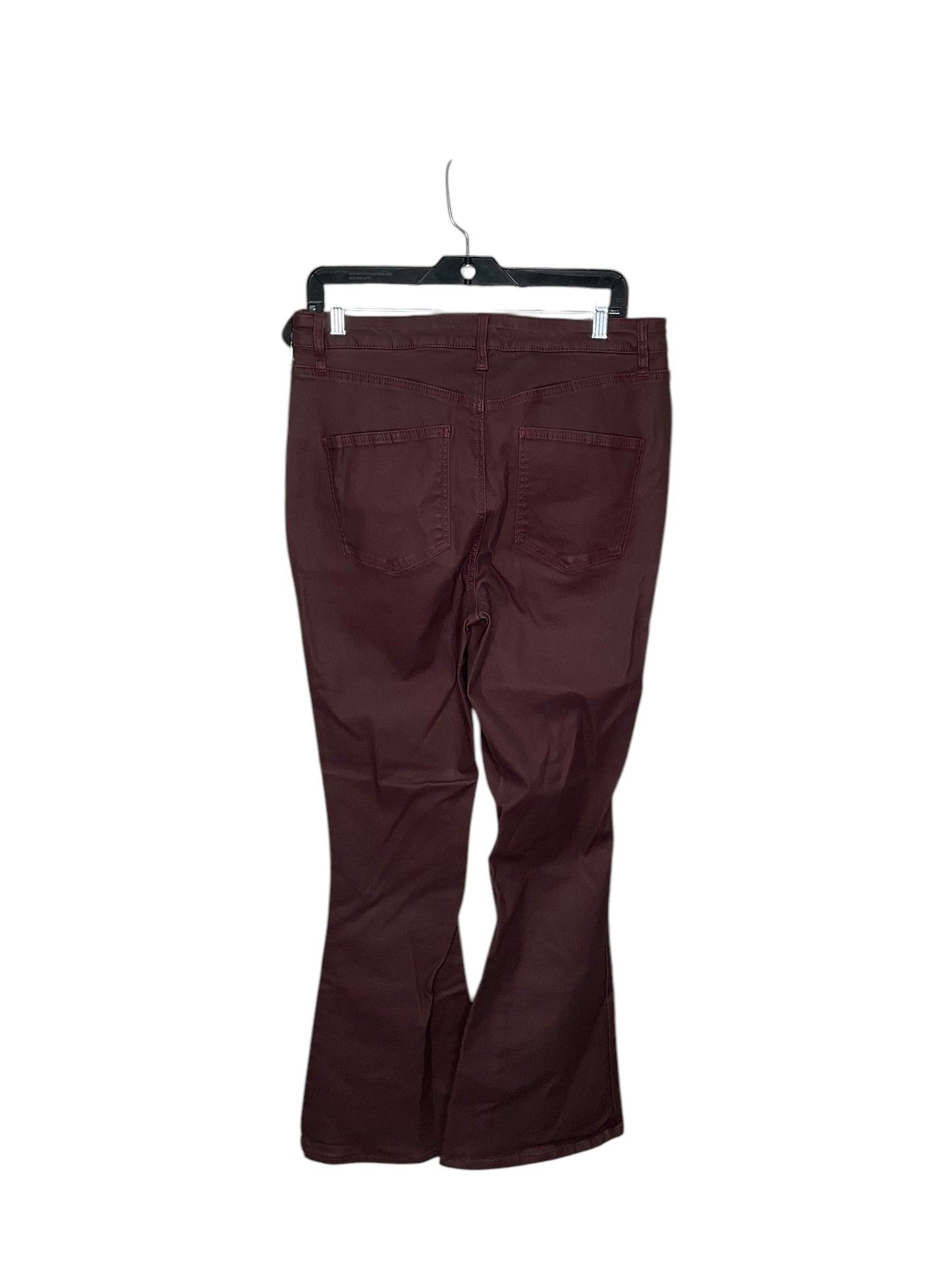 Jeans Flared By Altard State In Maroon, Size: 14