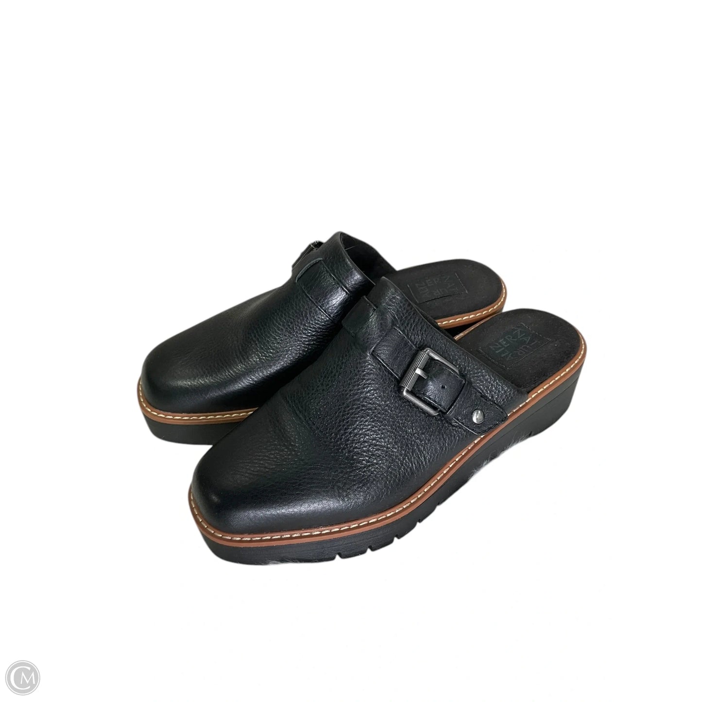 Sandals Heels Platform By Naturalizer In Black, Size: 8.5