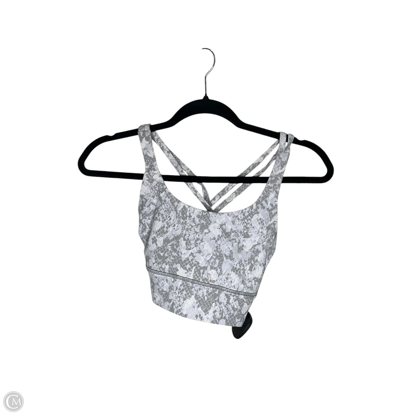 Athletic Bra By Lululemon In Grey, Size: 2
