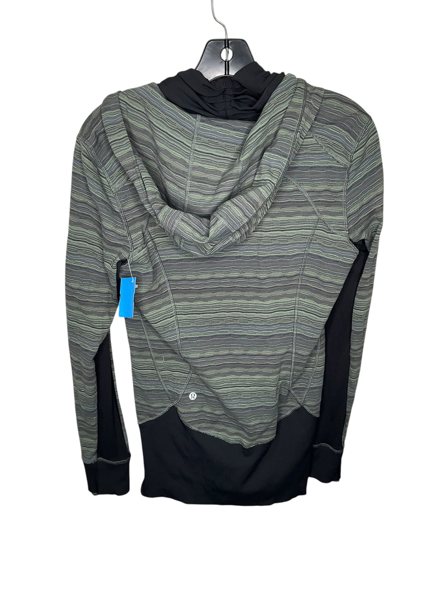 Athletic Jacket By Lululemon In Green, Size: 10