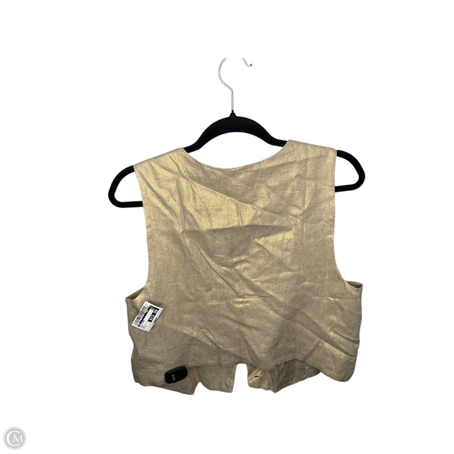 Vest Other By Gap In Gold, Size: L