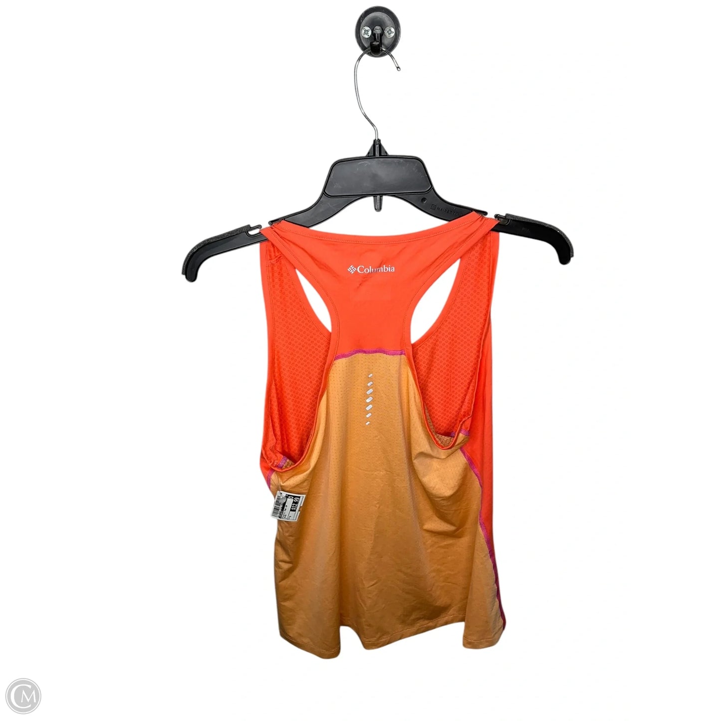 Athletic Tank Top By Columbia In Orange, Size: M