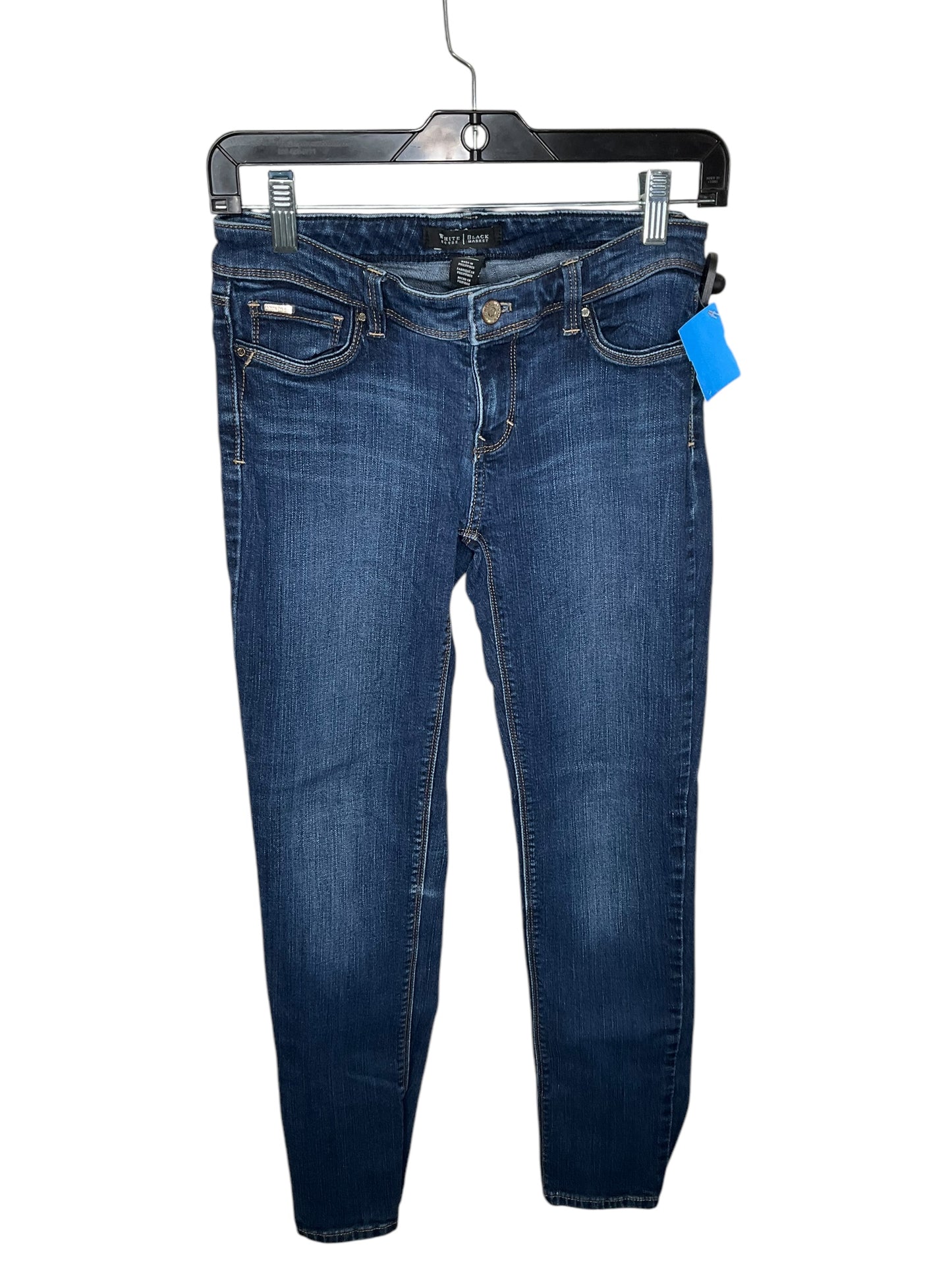 Jeans Skinny By White House Black Market In Blue Denim, Size: 2
