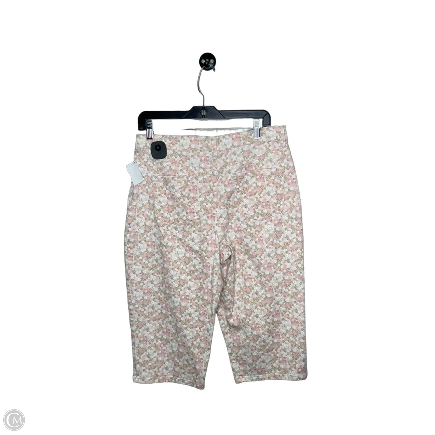 Capris By Gloria Vanderbilt In Floral Print, Size: 12