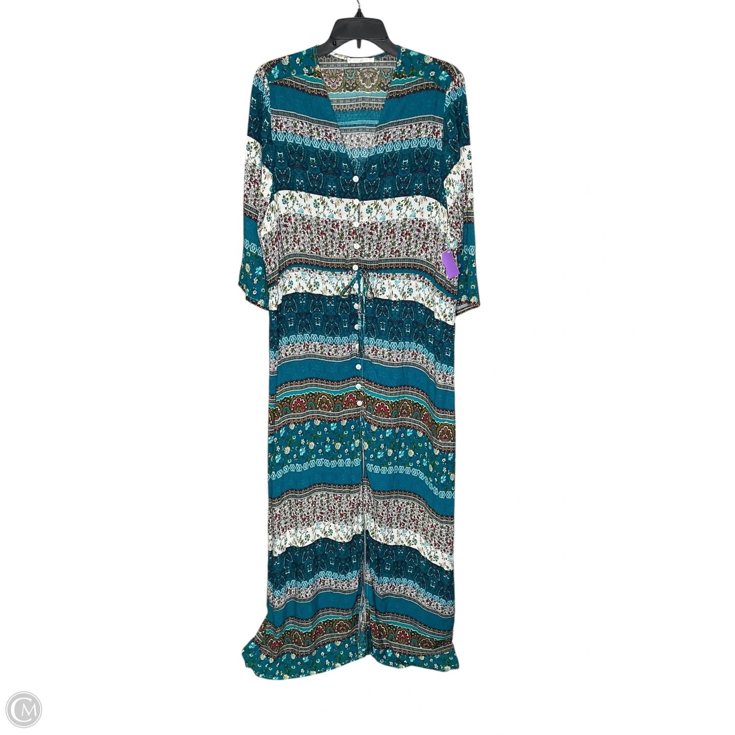 Dress Casual Maxi By Clothes Mentor In Floral Print, Size: Medium