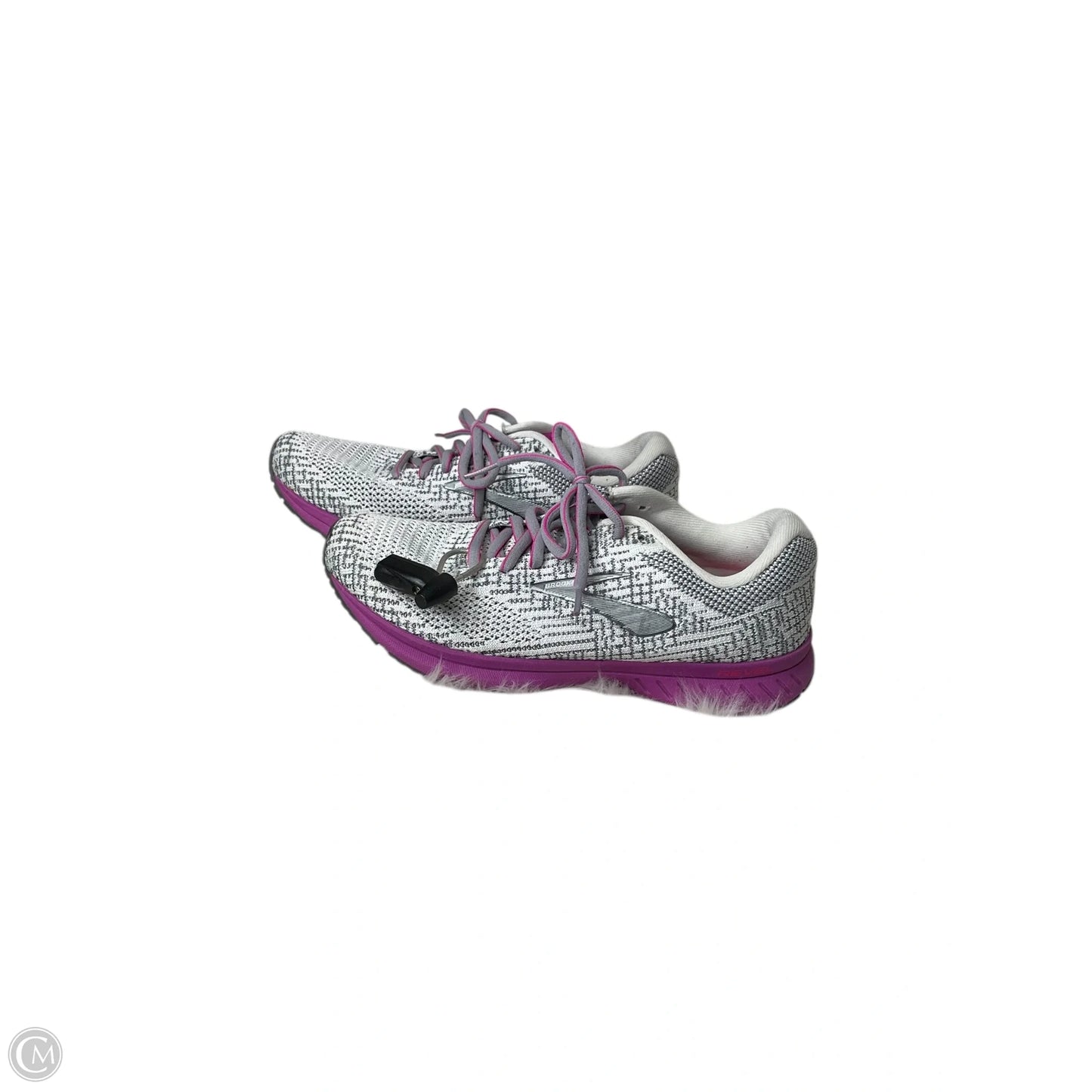 Shoes Athletic By Brooks In Grey & Purple, Size: 8.5