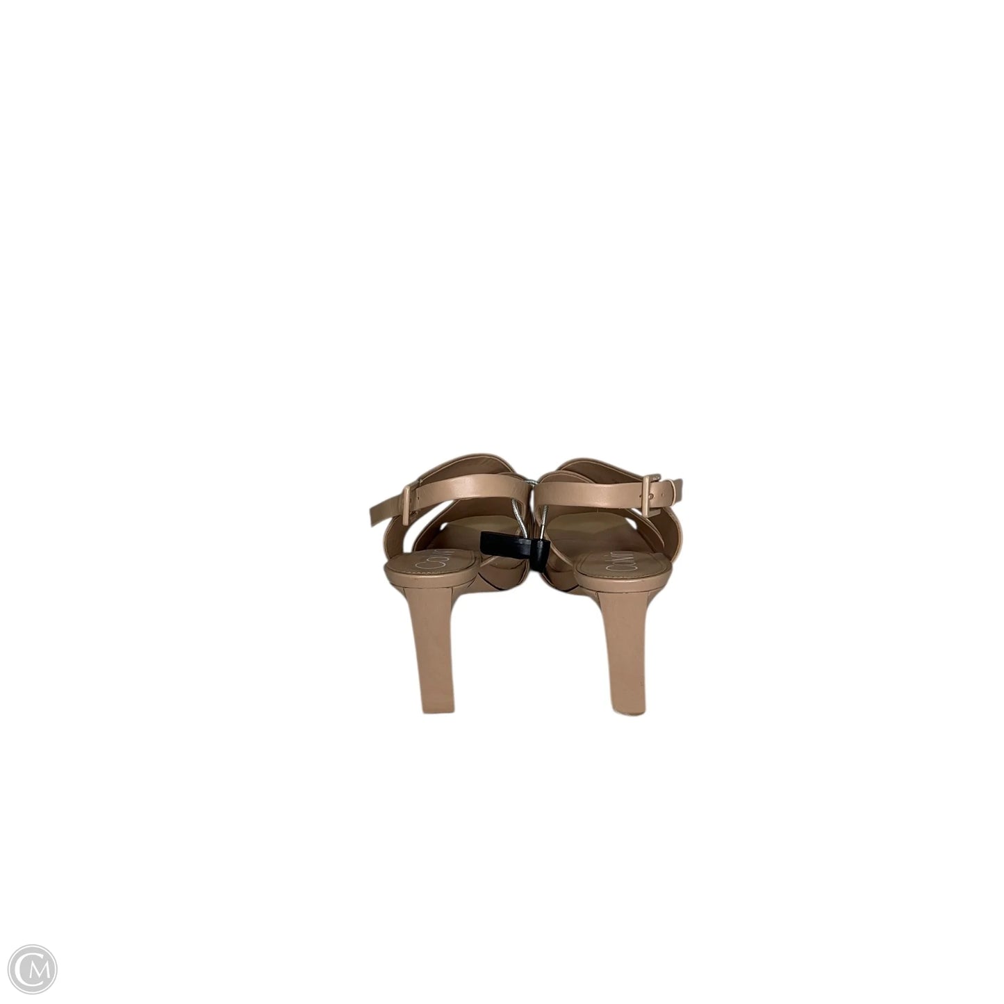 Shoes Heels Stiletto By Calvin Klein In Tan, Size: 11