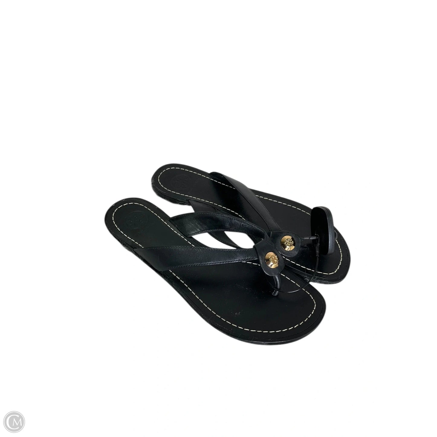 Sandals Designer By Tory Burch In Black, Size: 7