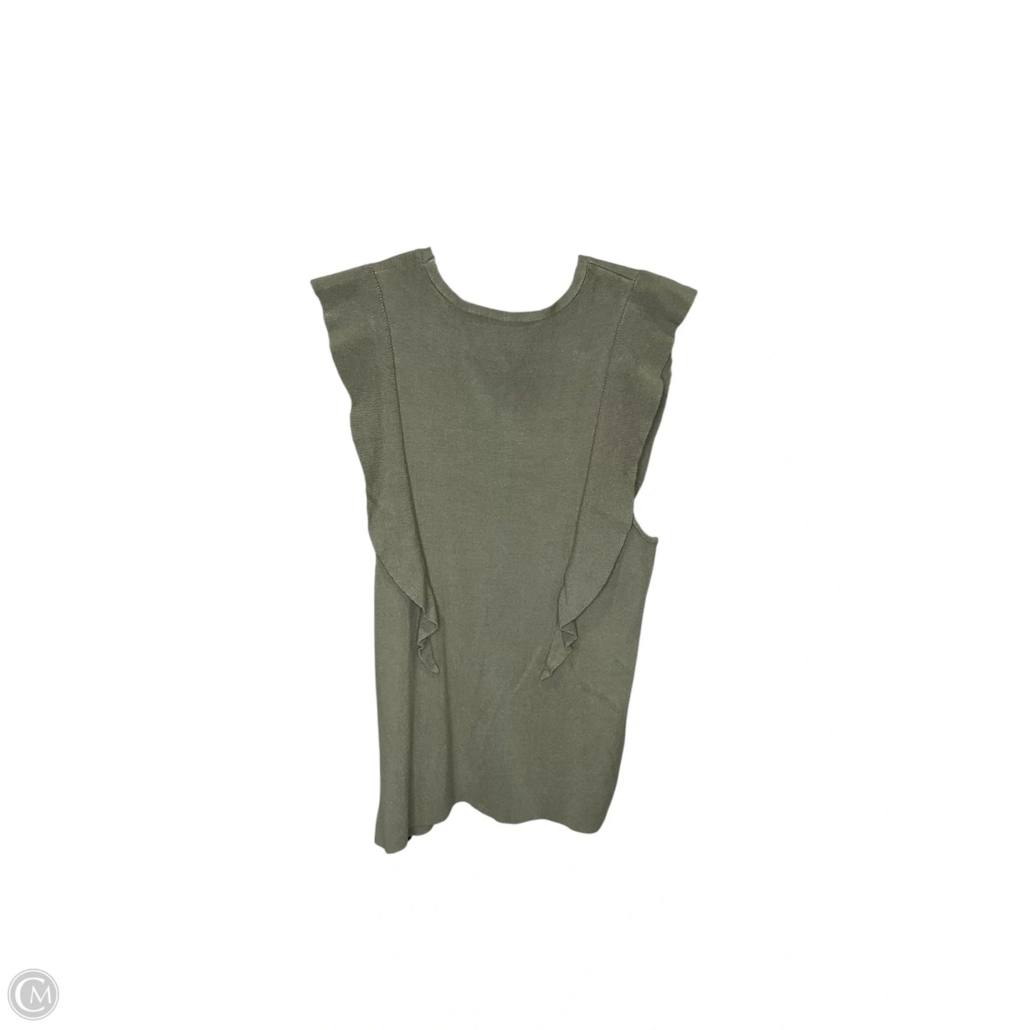 Top Sleeveless By Alex Marie In Green, Size: L