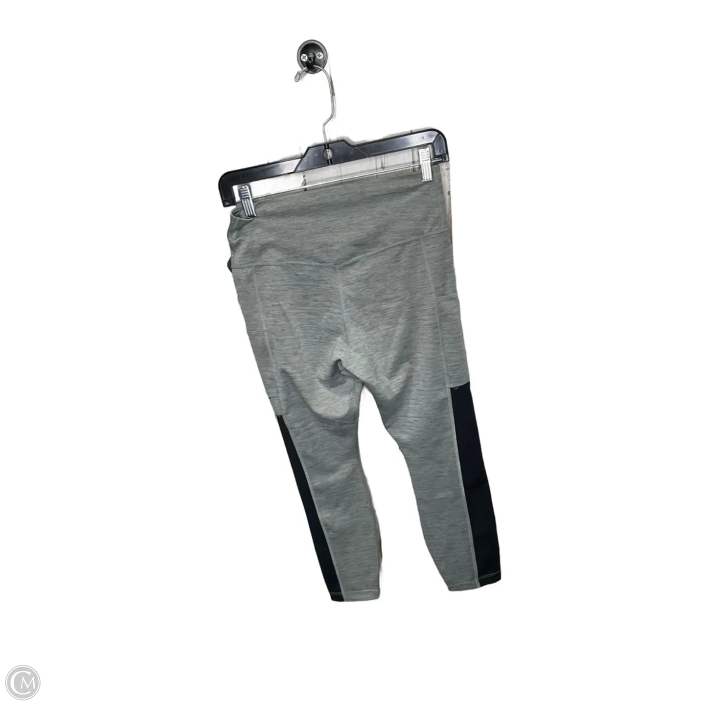 Athletic Capris By Nike In Black & Grey, Size: M