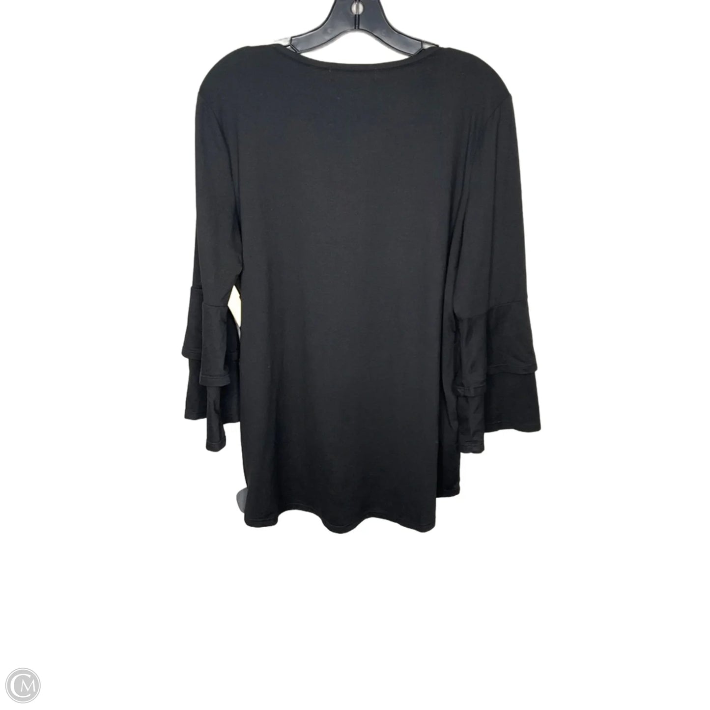 Top Long Sleeve By Absolutely Famous In Floral Print, Size: L