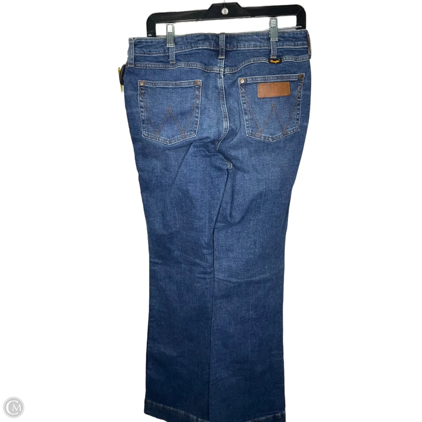 Jeans Flared By Wrangler In Blue, Size: L