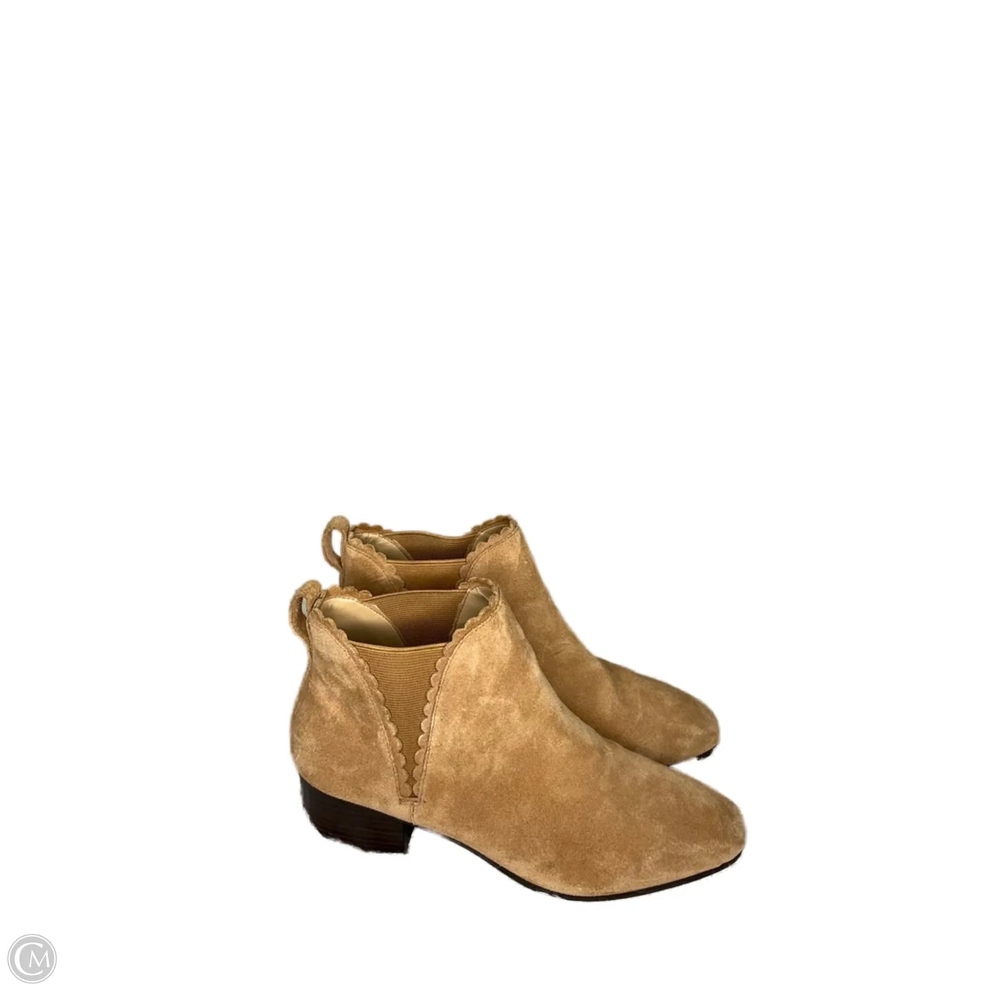 Boots Ankle Heels By Talbots In Tan, Size: 6