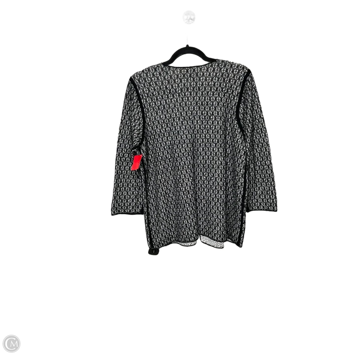 Shawl By Dana Buchman In Black & White, Size: L