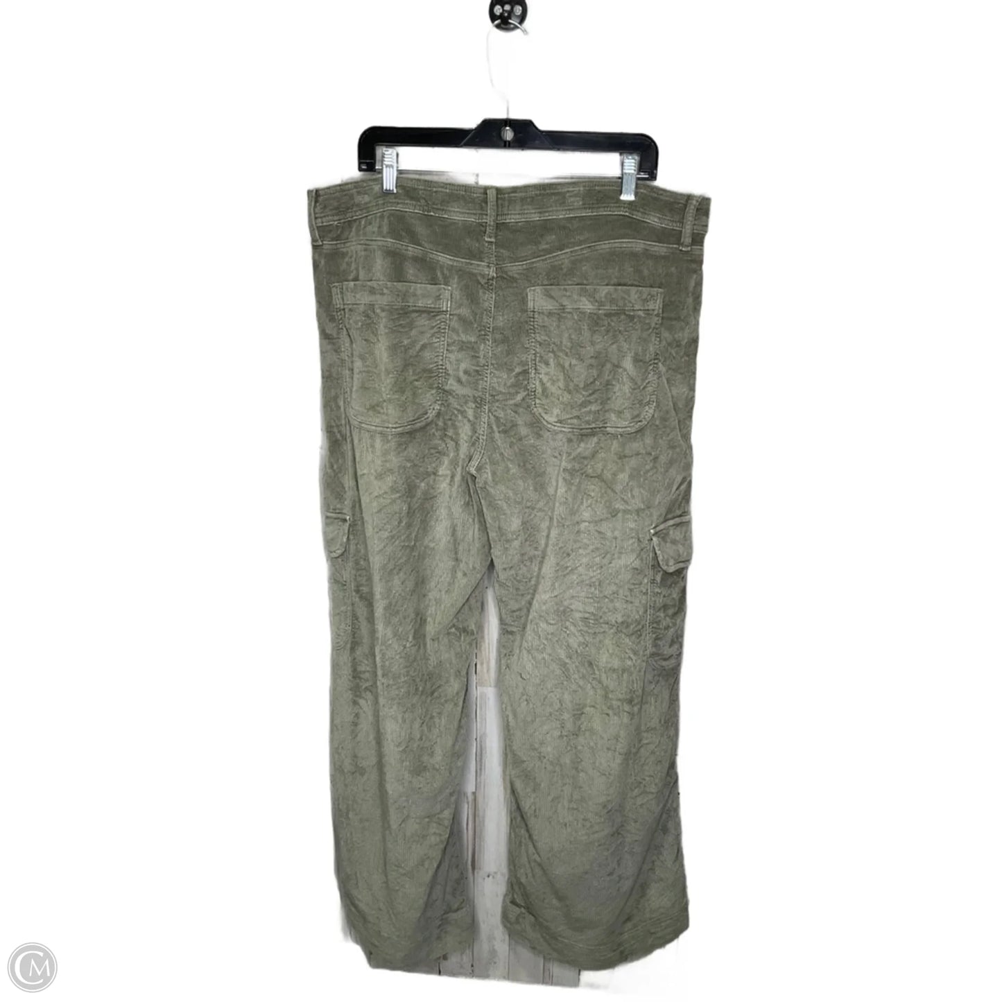 Pants Corduroy By American Eagle In Green, Size: 18