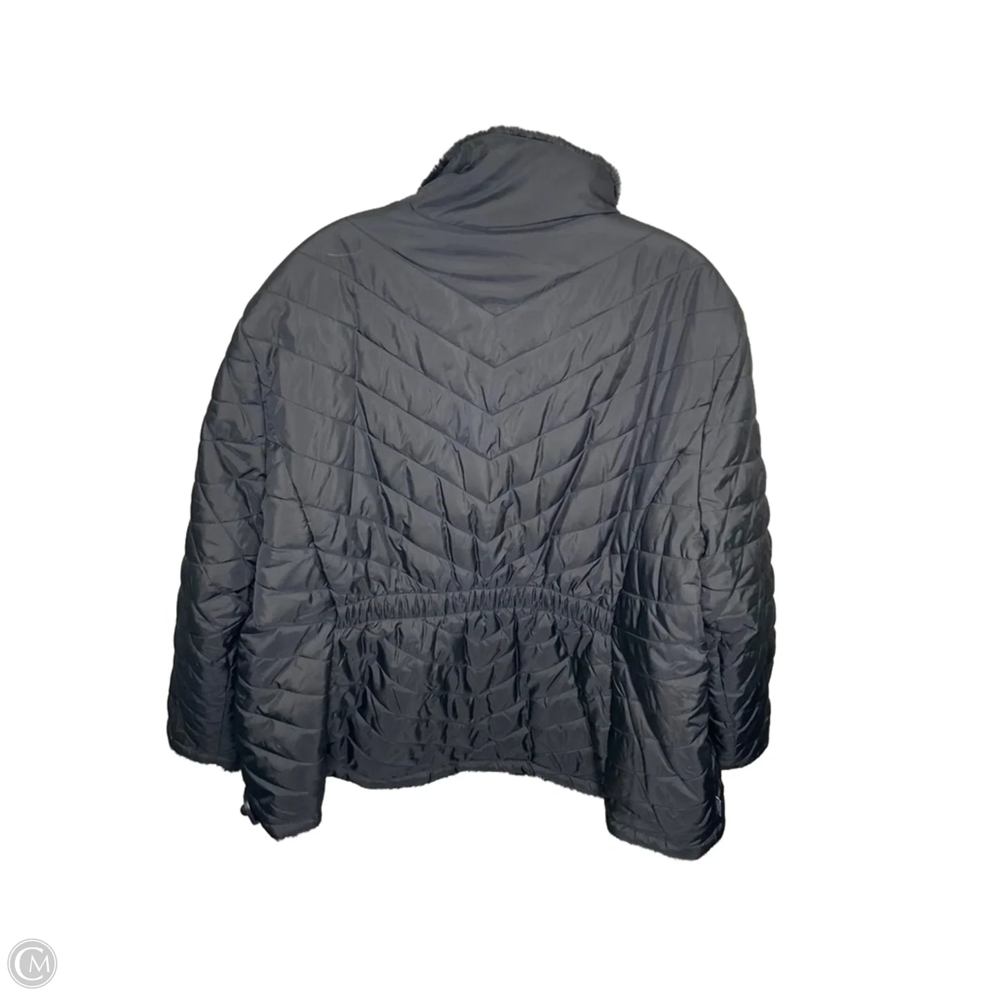 Jacket Puffer & Quilted By Free Country In Black, Size: 2x
