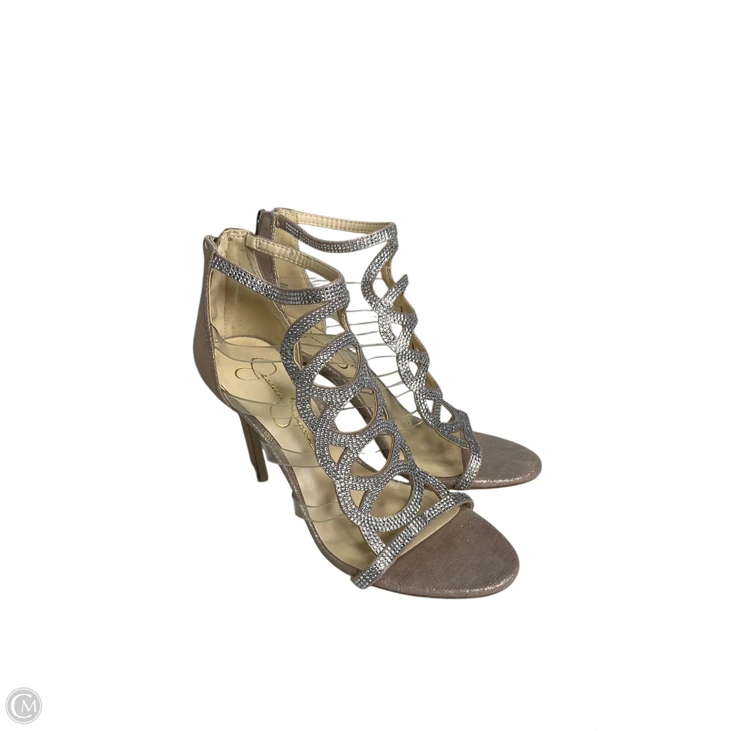 Shoes Heels Stiletto By Jessica Simpson In Rose Gold, Size: 7.5
