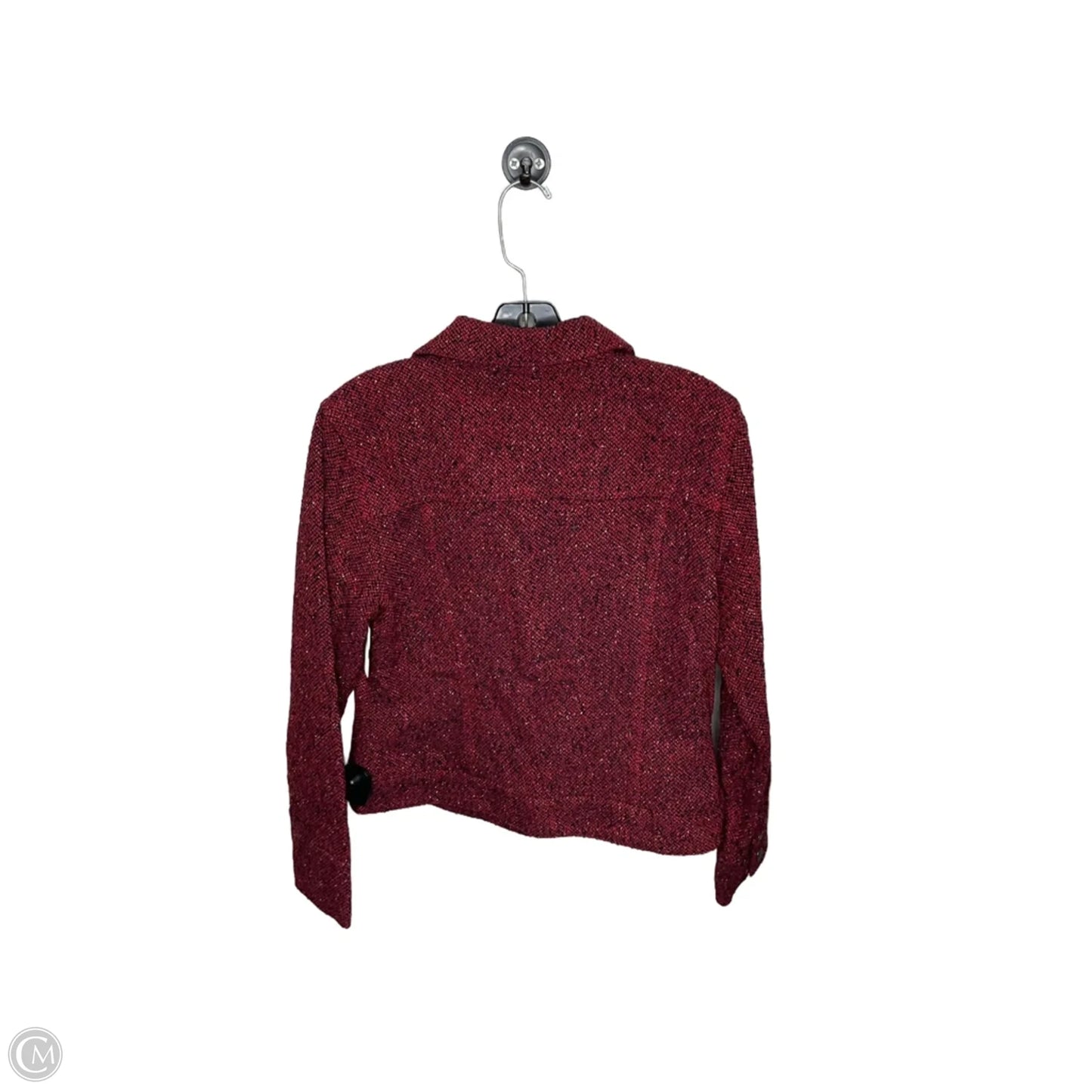 Jacket Shirt By J. Jill In Red, Size: S