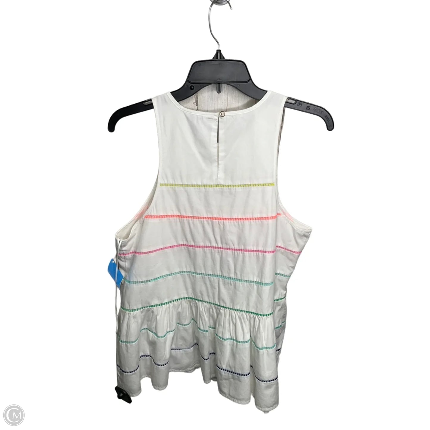 Top Sleeveless By Crown And Ivy In White, Size: L