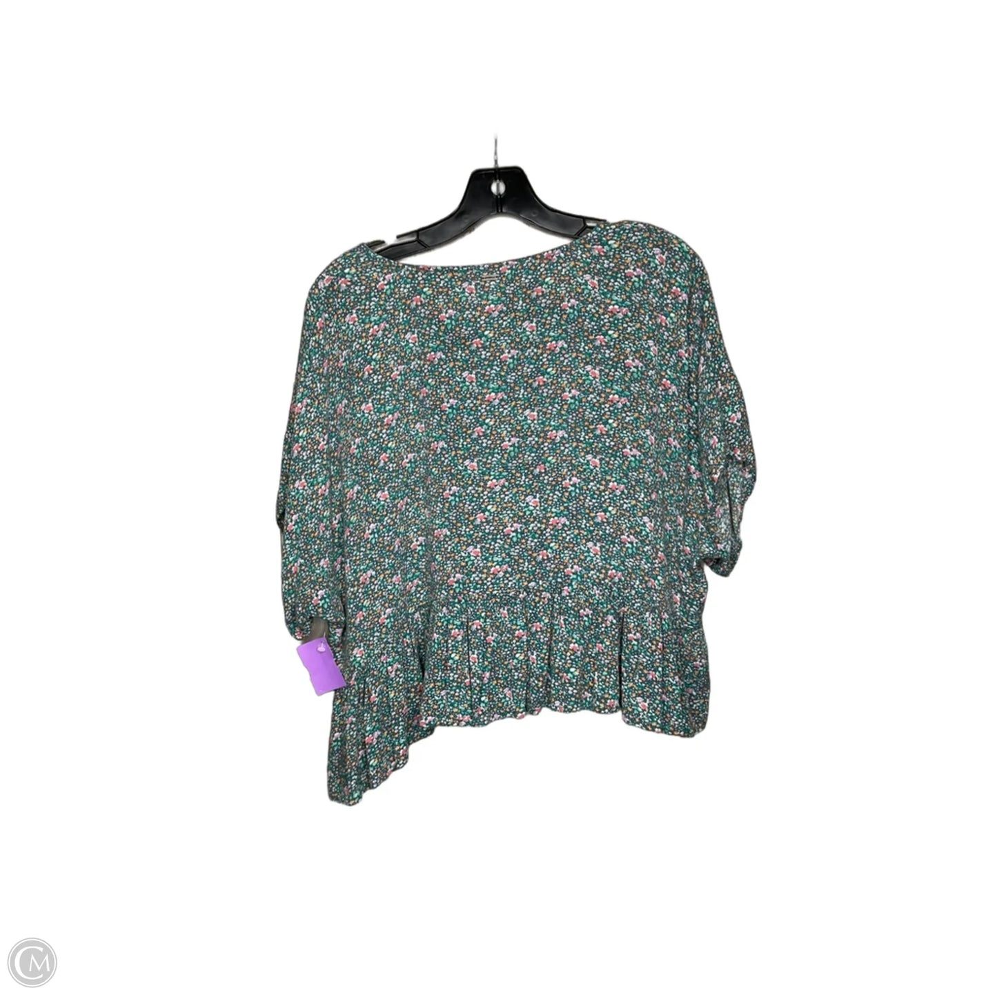 Top Short Sleeve By Oneill In Floral Print, Size: S