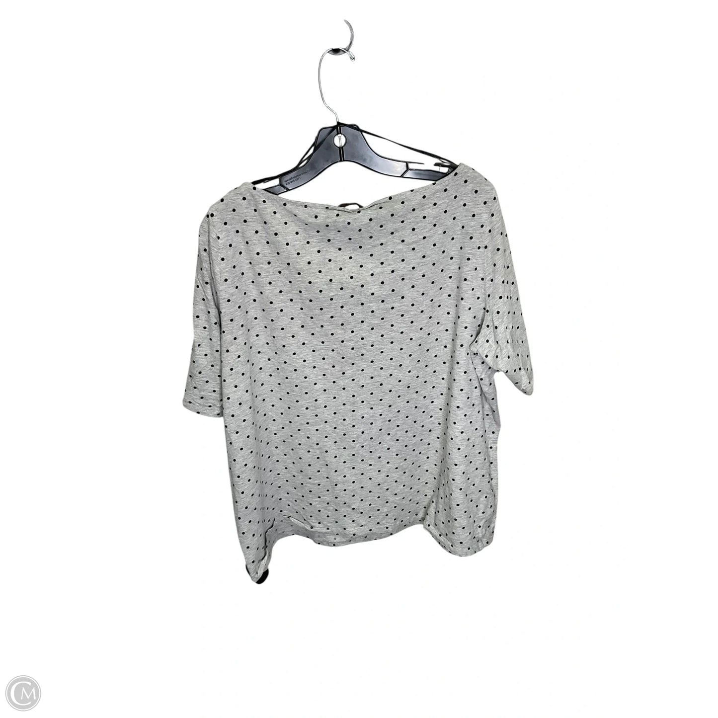 Top 3/4 Sleeve Basic By H&m In Grey, Size: 3x