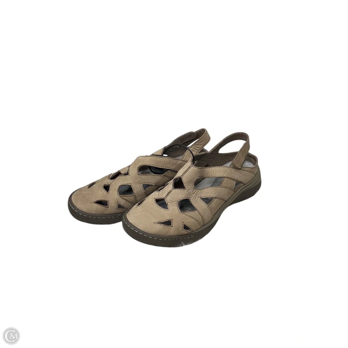 Sandals Flats By Clothes Mentor In Tan, Size: 8